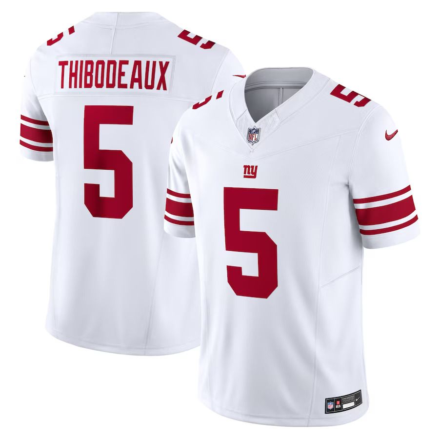 Men New York Giants #5 Kayvon Thibodeaux Nike White Vapor F.U.S.E. Limited NFL Jersey->new york giants->NFL Jersey